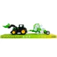   Traktor klt., elöl szerk., hátul borona, 3 féle, 37x12 cm plf.