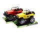 Autó, jeep, lend., 2 szín, 25x15 cm plf.