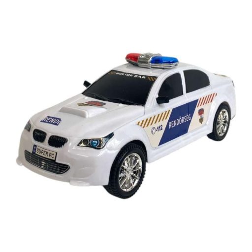 Rendőrautó játék, Magyar Rendőrség felirattal, 34x18 cm.
