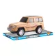 Autó, jeep, terepjáró, lend., 2 szín, 23x11 cm plf.