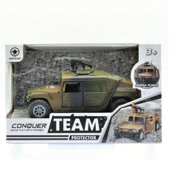   Katonai terepjáró, hang- és fényhatásokkal, 17x9 cm méretben.