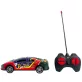   R/C fém lemez autó, el., hang+fény, fullfunkc., 4 szín, 25x10 cm dob.