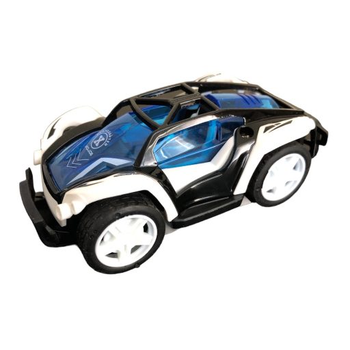 Rendőrautó, hátrahúzós, (részben fém) 2 szín, 12 cm., 12/disp.