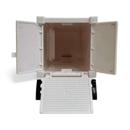 Fém autószállító játékszett, 3 féle autóval, hátrahúzós funkcióval.