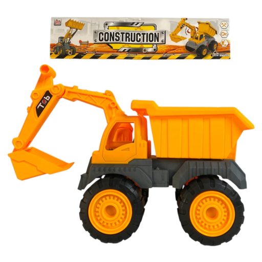 Munkagép, homokozós, billencs, 27x14 cm zacsk.