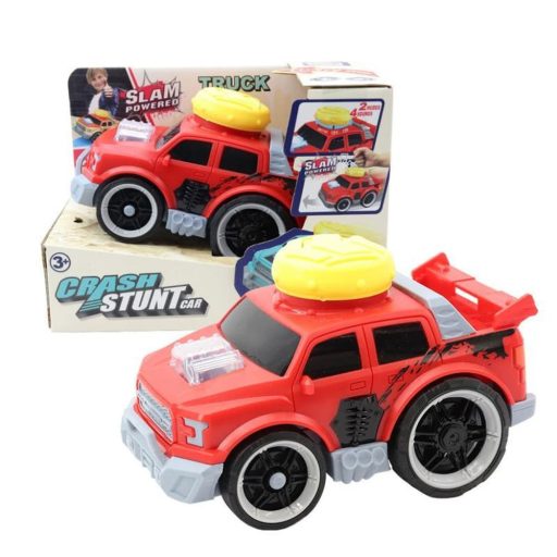 Autós játék, hanggal és fénnyel, 18x13 cm méretben.