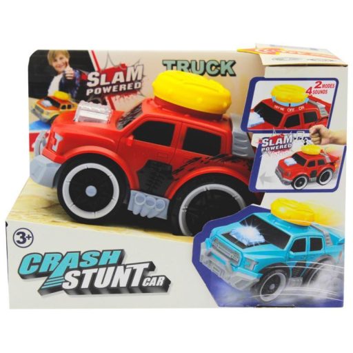 Autós játék, hanggal és fénnyel, 18x13 cm méretben.