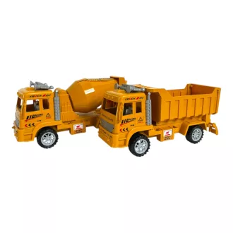   Teherautó klt., munkagépes, 2 db, betonkeverő/ billencs, lend.,  53x12 cm plf.