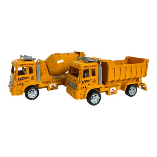 Teherautó klt., munkagépes, 2 db, betonkeverő/ billencs, lend.,  53x12 cm plf.