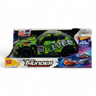   Autós játék, motorhanggal és fénnyel, két színben, 28 cm.