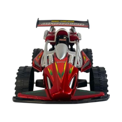 Autóverseny lendkerekes játék, 2 színben, 24x15 cm méretben.