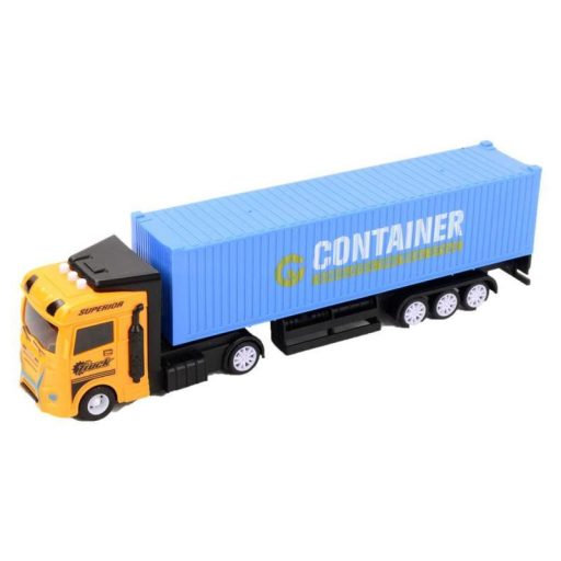 Teherautó hanggal és fénnyel, 3 színben, 35x12 cm méretben.