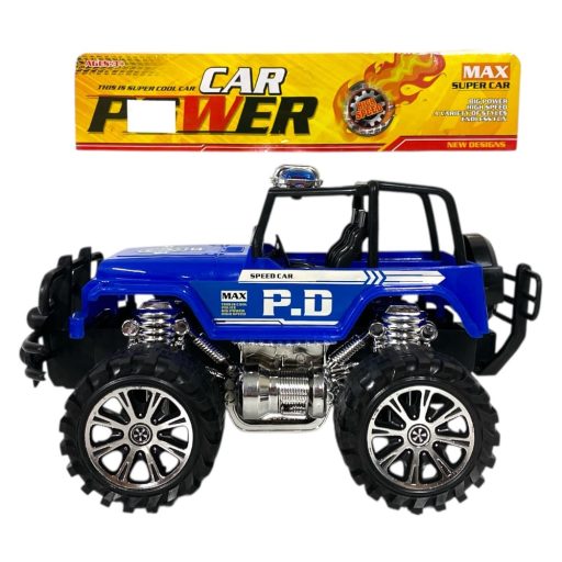 Autó, jeep, terepjáró, lend., 2 szín, 28 cm, zacsk.