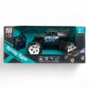 Távirányítós autó hanggal, fénnyel, vízgőzzel, USB töltővel.