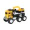 Teherautó munkagép szállító, lendkerekes, 26x16 cm, 2 színben.