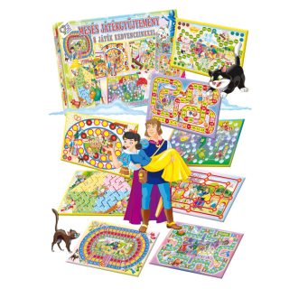   Mesés játékgyűjtemény társasjáték, szórakozás kicsiknek és nagyoknak.