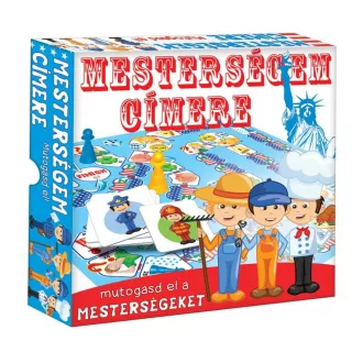 Mestersegem címere társasjáték 22x22x4 cm dobozban