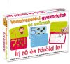 Vonalvezetési gyakorlatok: írható és törölhető táblák.