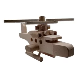   Fa helikopter, 24 cm, színes, gyermekjáték, kreatív szórakozás.