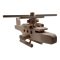 Fa helikopter, 24 cm, színes, gyermekjáték, kreatív szórakozás.