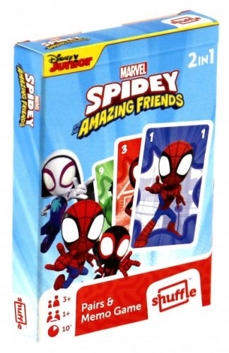 Memória kártya - Spidey és barátai, fekete design, mini