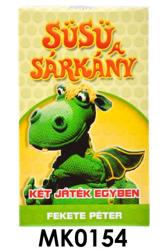Süsü a sárkány 2 az 1-ben kártyajáték, 65x10 cm dobozban.