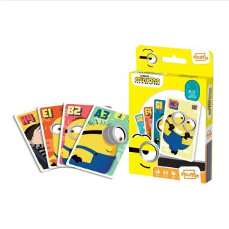   Kártya, Minyonok, 4 az 1ben, memória, reflex, kvartett, makaó, 9x12+ cm dob.