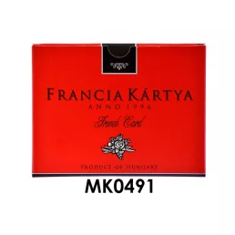 Francia kártya, 12x9 cm, klasszikus játékkártya szett.