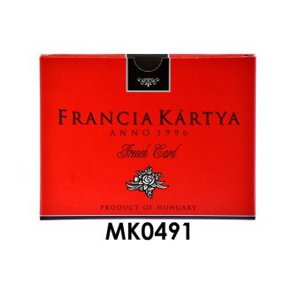 Francia kártya, 12x9 cm, klasszikus játékkártya szett.