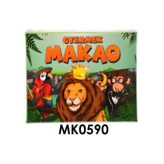   Gyermek makao kártyajáték, színes és izgalmas szórakozás.