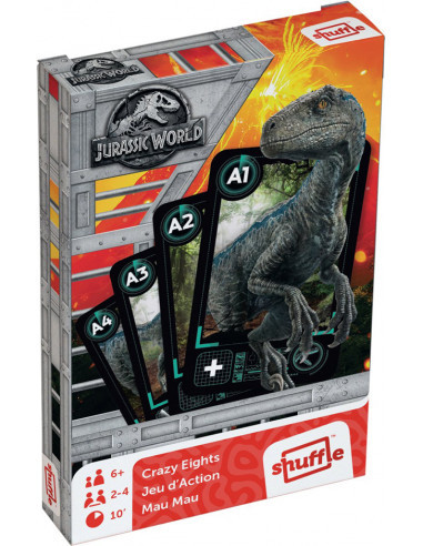 Jurassic World memória kártya és Fekete Péter játék.