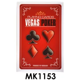   Vegas Poker kártyapakli, 6x9 cm-es, ideális játékélményhez.