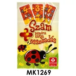 Memória kártya: Összeadás oktató játék gyerekeknek.