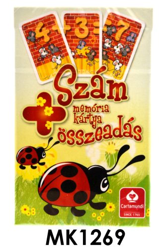 Memória kártya: Összeadás oktató játék gyerekeknek.