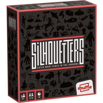   Kártya, Silhouetters - Árnykép asszociációs játék, 12x12 cm dob.