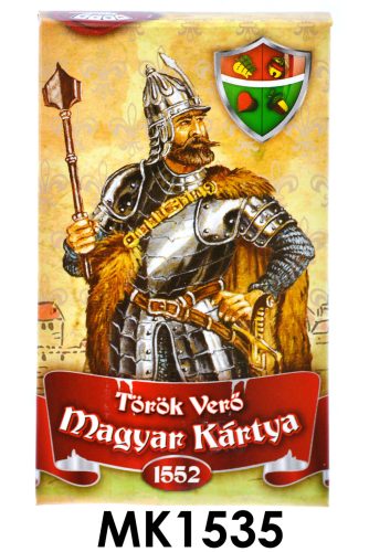 Magyar kártya Törökverő mintával, 65x10 cm méretben.