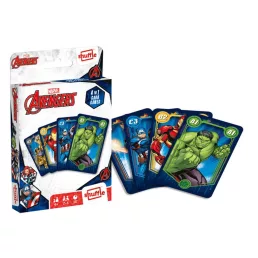   Marvel Bosszúállók 4 az 1-ben kártyajáték memória és reflexre.