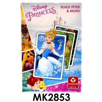 Hercegnős mini memória kártya, Fekete Péter, 6x9 cm.