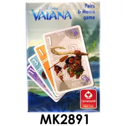   Vaiana MINI memória kártya és Fekete Péter játék gyerekeknek.