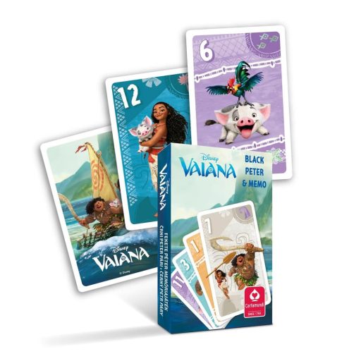 Vaiana MINI memória kártya és Fekete Péter játék gyerekeknek.