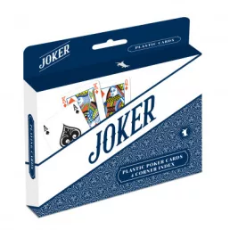 Kárya, plasztik póker, joker dupla, 13x9+ cm dob.