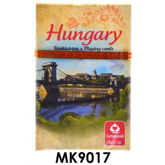 Kártya, Römi szimpla,  Magyarország, 6x9 cm dob.