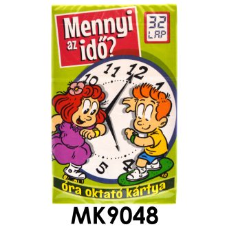 Óraoktató memória kártya - 65x10 cm, fejlesztő játék.