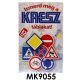 KRESZ tábla oktató kvartett - 65x10 cm - játékos tanulás