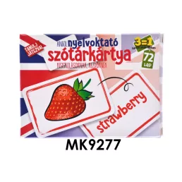   Angol nyelvoktató szókártyák gyerekeknek, játékos tanulás.