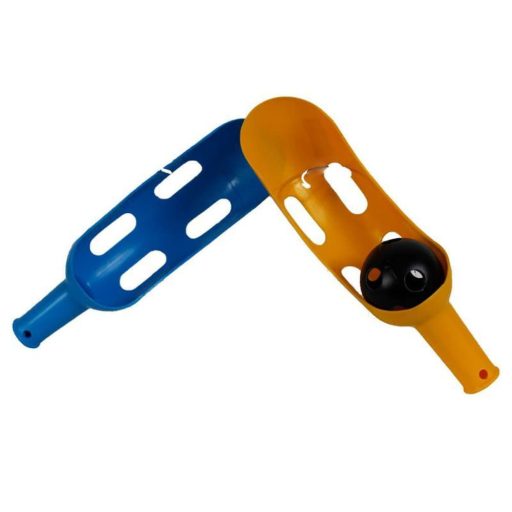 Pelota készlet 3 színű labdákkal, 10x14x39 cm méretben.