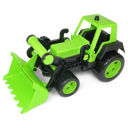 Színes traktor játék, 31x21x45 cm, zacskóban, 4 különböző színben.