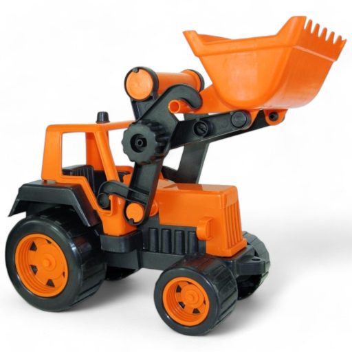 Színes traktor játék, 31x21x45 cm, zacskóban, 4 különböző színben.