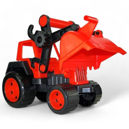 Színes traktor játék, 31x21x45 cm, zacskóban, 4 különböző színben.