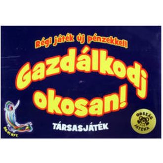   Gazdálkodj okosan! társasjáték, 36x26 cm, szórakoztató családi játék